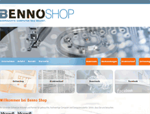 Tablet Screenshot of bennoshop.ch